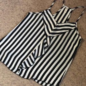 Black & White Striped Blouse